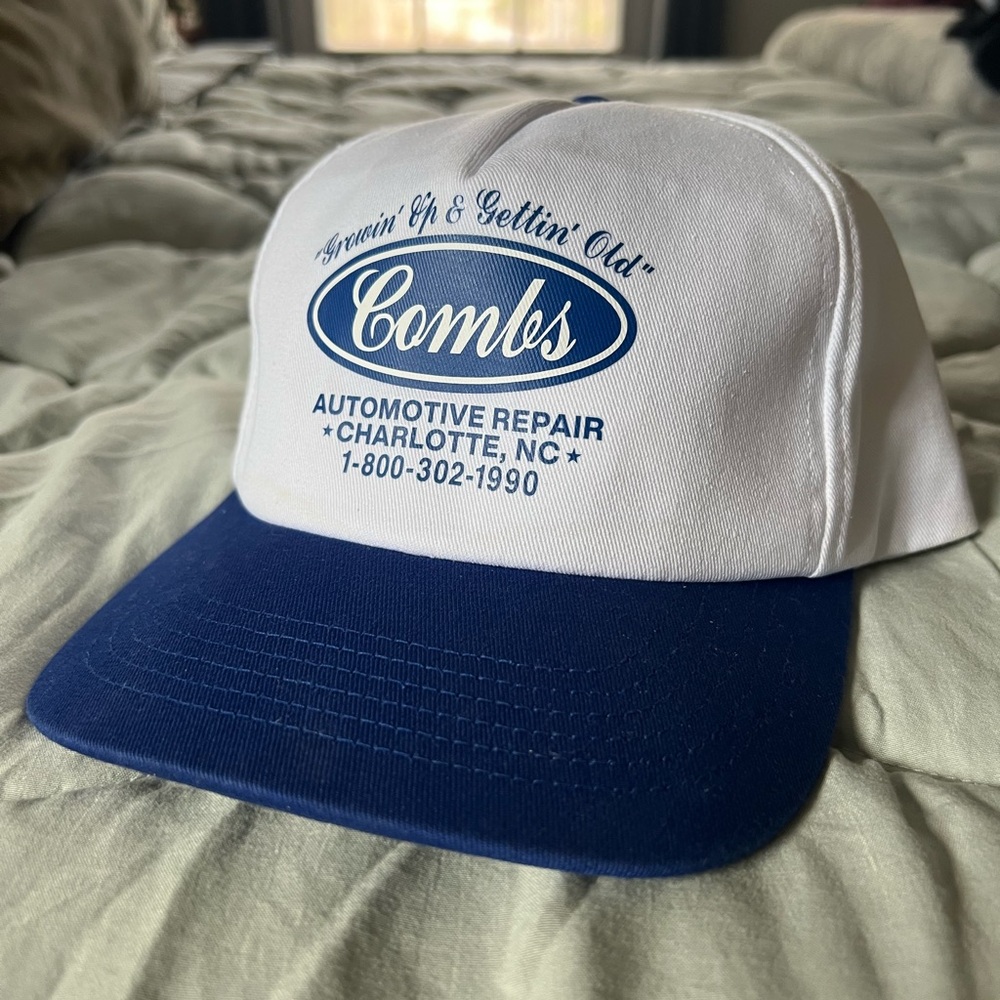 Luke Combs Trucker Hat - White & Navy
